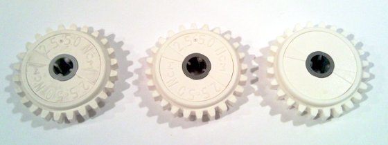 Lego technic 1x engrenage pignon gear 24 tooth clutch embrayage 60c01 NEUF 