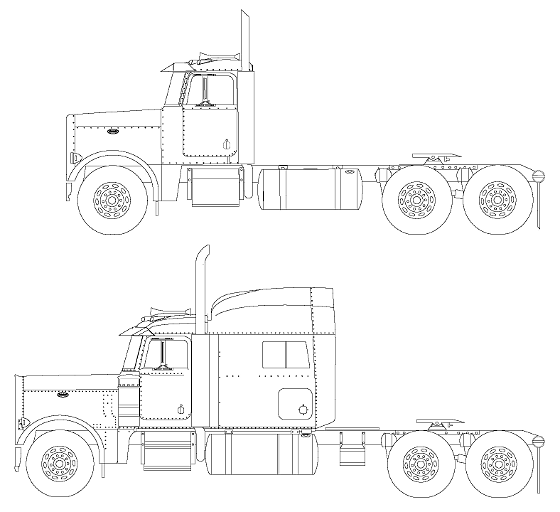 peterbilt inside