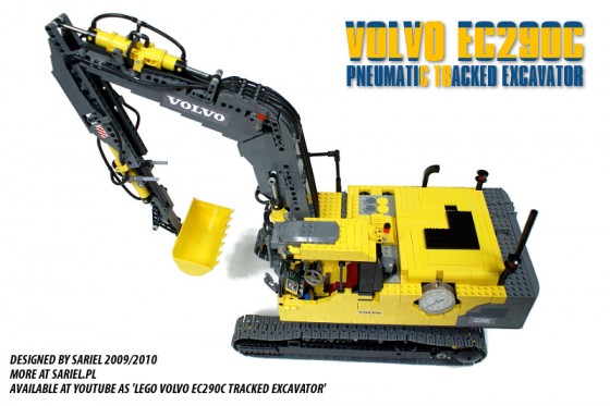 lego technic pneumatic excavator