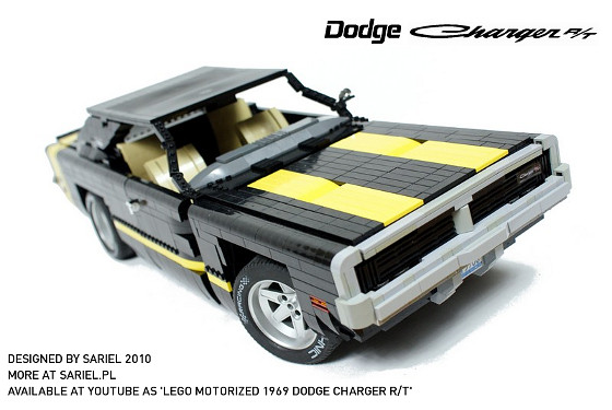 dodge challenger lego technic