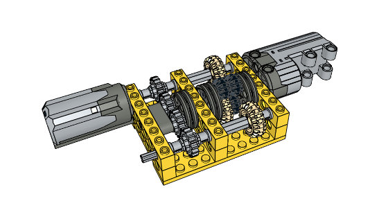 Lego 2025 motor gearbox