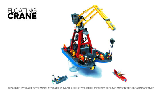 lego harbour crane