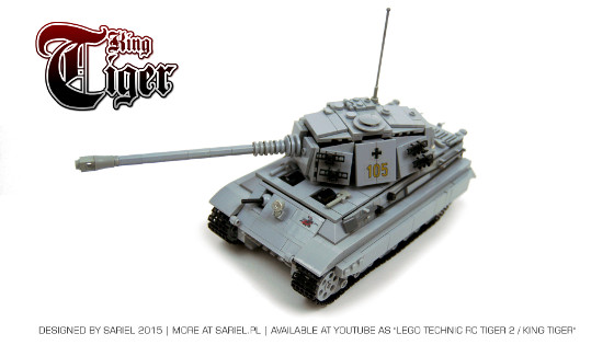 Lego tank hot sale tiger 2