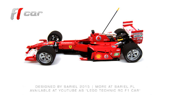 This Lego Creation Is a Perfect Replica of Ferrari's 2016 F1 Car