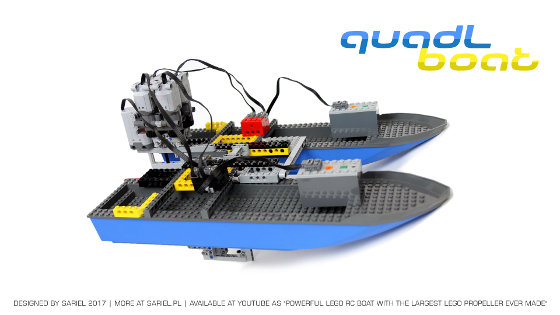 Lego remote sales control boat