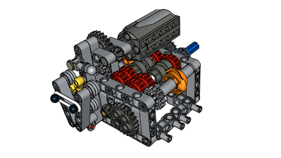 lego v12 engine