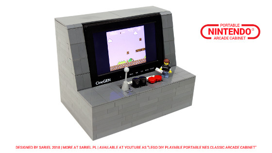 Sariel Pl Portable Nintendo Arcade Cabinet