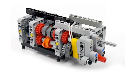 Lego 8 best sale speed gearbox