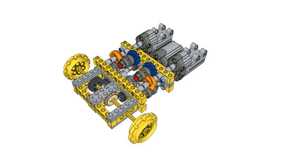 Lego best sale steering system