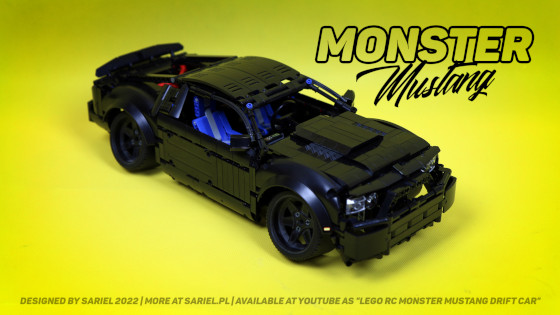 Lego mustang hot sale rc