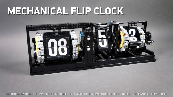 Sariel.pl Mechanical Flip Clock